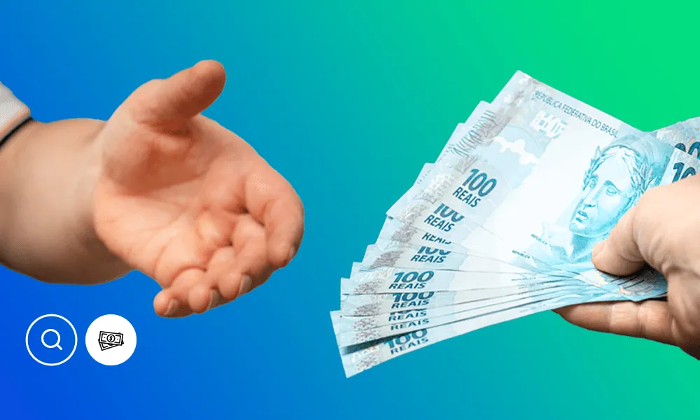 Pedir dinheiro emprestado --- empréstimo para servidor público