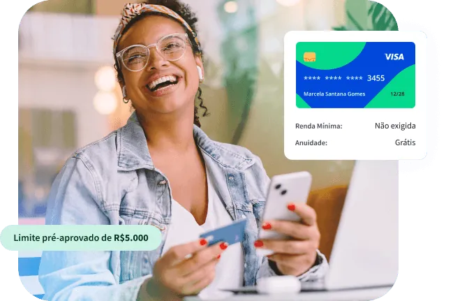 Encontre empréstimo e cartão de crédito